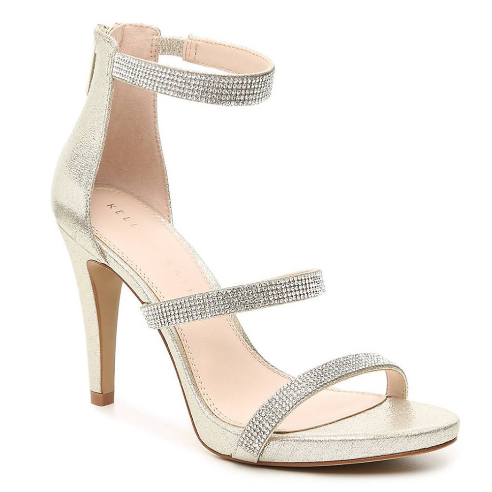 Kelly&Katie Rhinestone strappy Heels Size 8